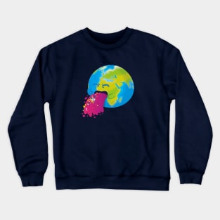 Earth barf! Crewneck Sweatshirt